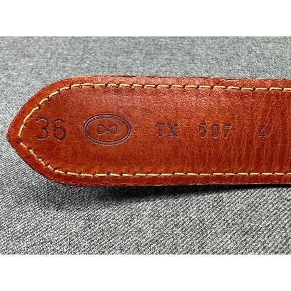 Vintage Trafalgar Braided Leather Belt - Picture 5 of 8